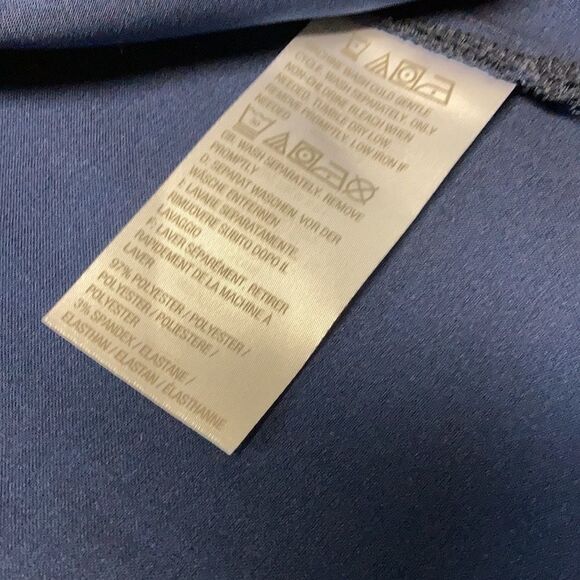 Susan Graver blue women’s top,Small - Picture 9 of 12